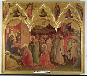 Maagien palvominen, 1422 (tempera taululle).